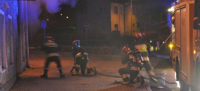 Pożar kwiaciarni