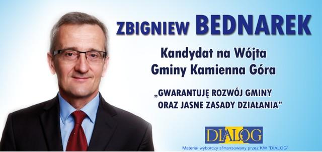 Zbigniew Bednarek - kandydat na wójta gminy Kamienna Góra