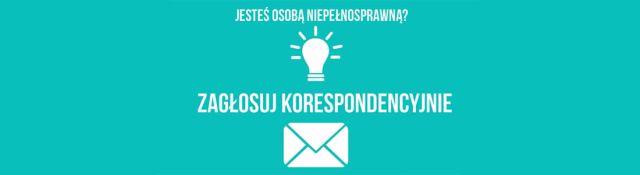 Jesteś osobą niepełnosprawną? Zagłosuj korespondencyjnie