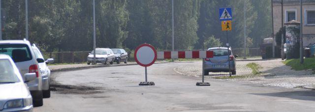 Zamknięta ul. Kościuszki