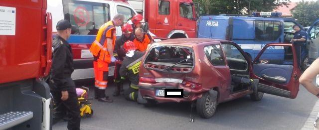 Wypadek na Jeleniogórskiej