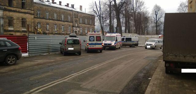 Potrącenie w Lubawce