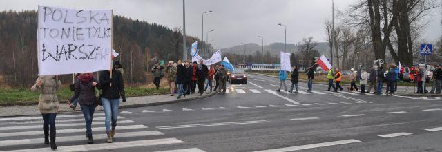 Protest na przejściach