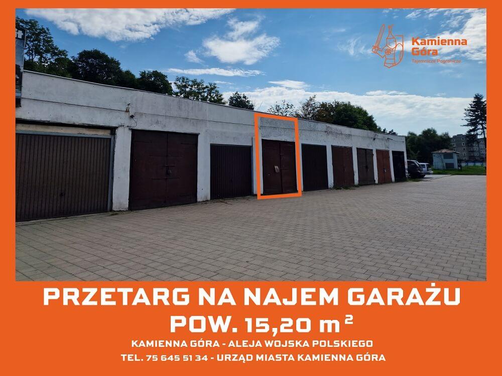 Kamienna Góra - garaż Al. Wojska Polskiego - I przetarg
