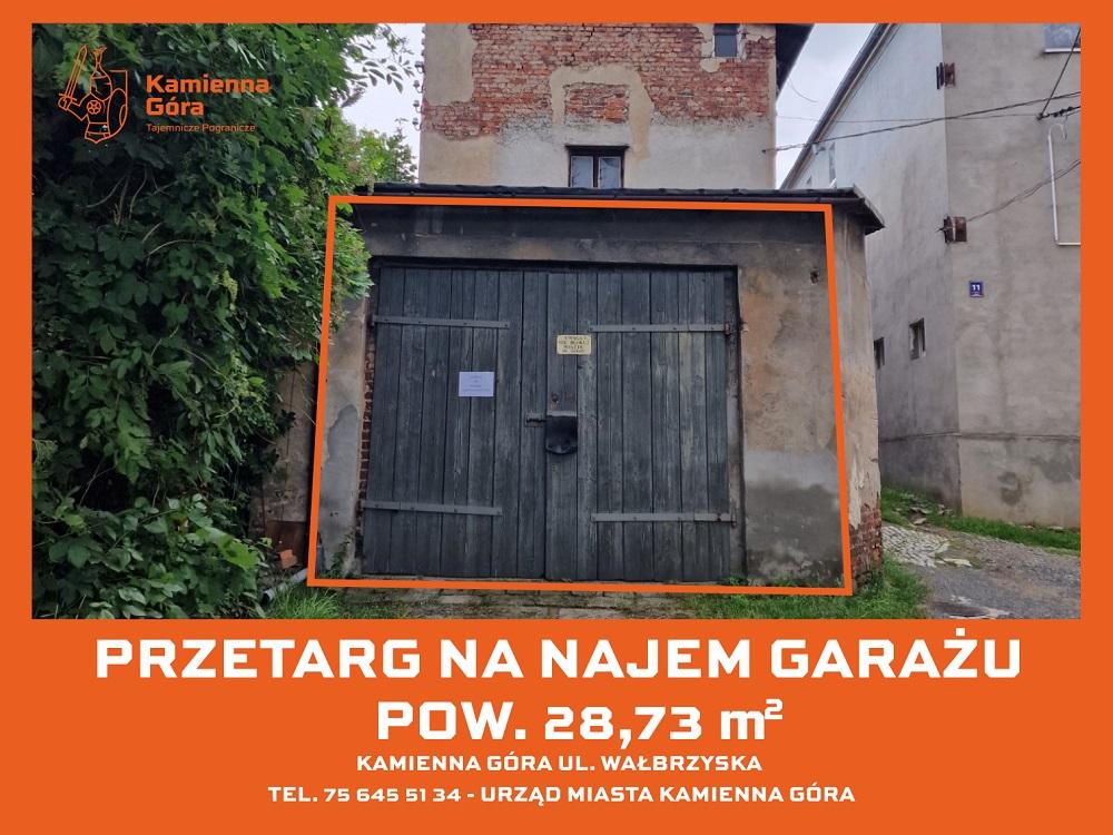 Kamienna Góra - garaż ul. Wałbrzyska - I przetarg