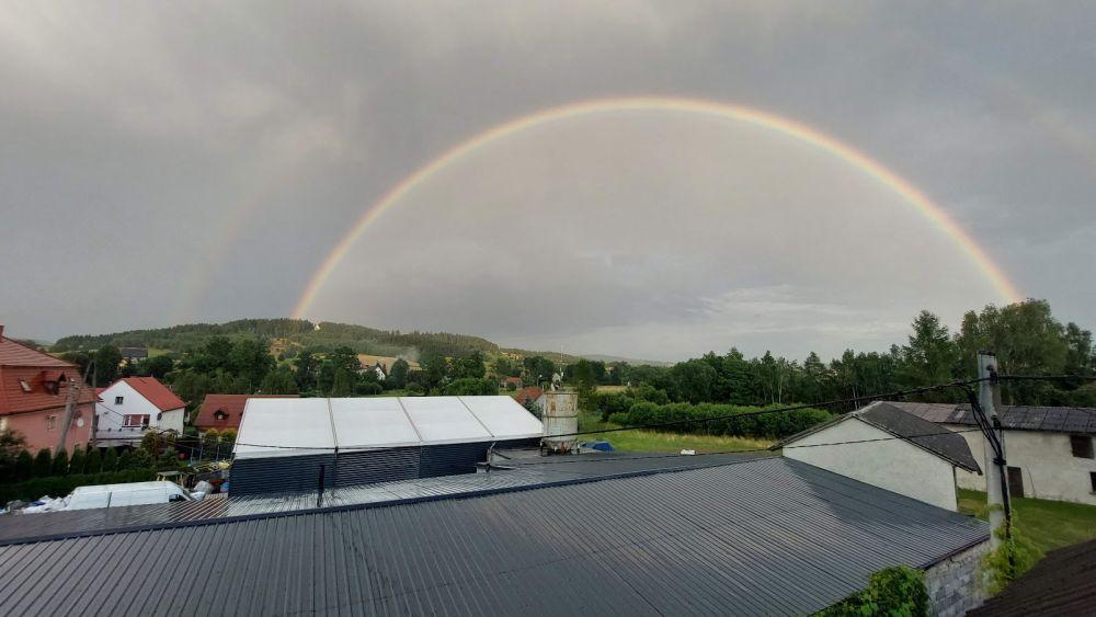 Tęcza nad Krzeszowem
