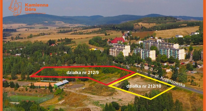Kamienna Góra - działki 212/9 i212/10 obr. 7 ul. Krzeszowska - II przetarg
