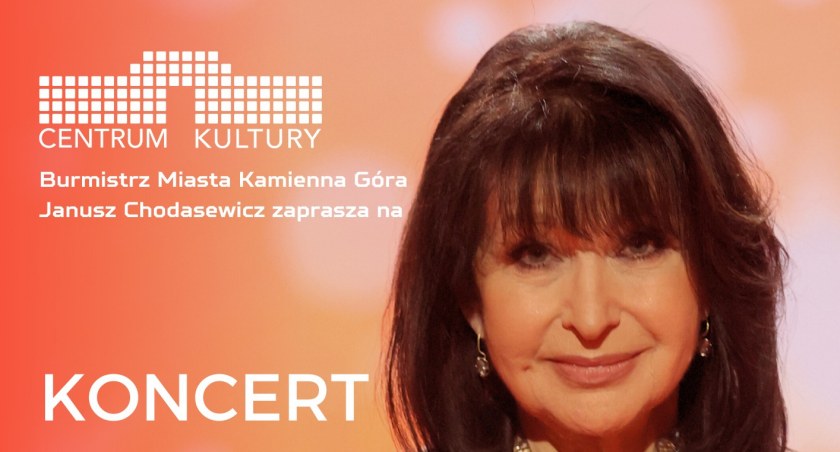 Koncert Krystyny Giżowskiej z okazji Europejskiego Dnia Seniora w Centrum Kultury w Kamiennej Górze 