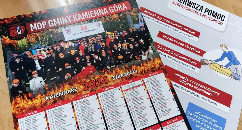 Kalendarze Strażackie MDP gminy Kamienna Góra 2024