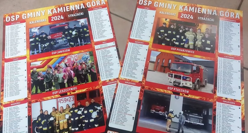 Kalendarze strażackie OSP gminy Kamienna Góra 2024