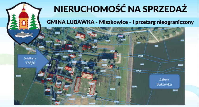 Lubawka - Miszkowice działka 378/6  - I przetarg nieograniczony