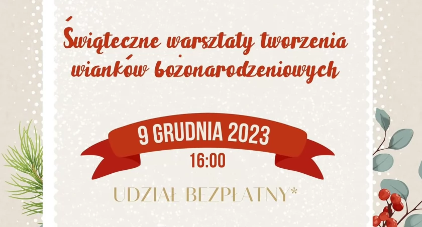 Bożonarodzeniowe wianki z Marciszowa