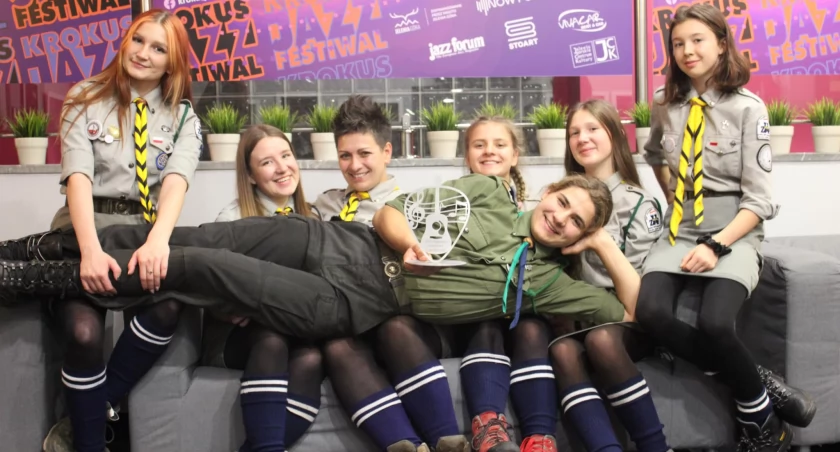 Harcerze z powiatu kamiennogórskiego na festiwalu w Jeleniej Górze