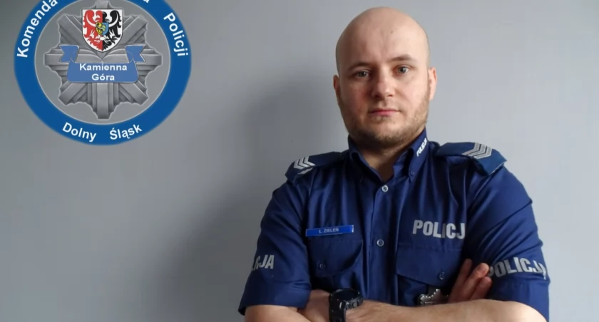 Podziękowania dla dzielnicowego
