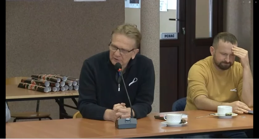 Odśnieżanie na terenie gminy - video