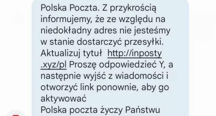 Uwaga na oszustów. Podszywają się pod Pocztę Polską