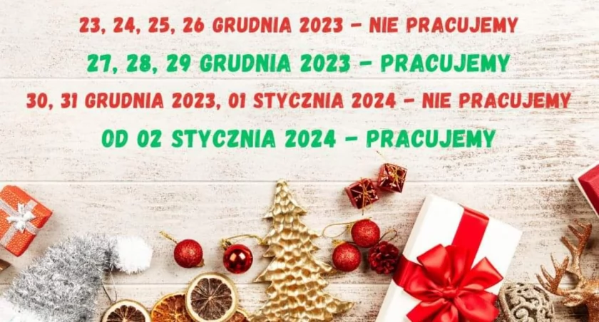 RCKiK w okresie świąteczno-noworocznym