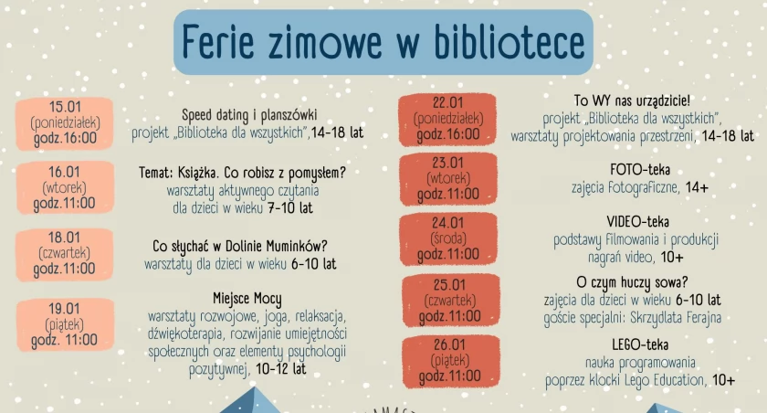 Ferie w kamiennogórskiej bibliotece
