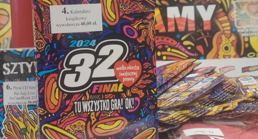 Gadżety 32. finału WOŚP w Lubawce