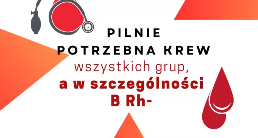 Brakuje krwii