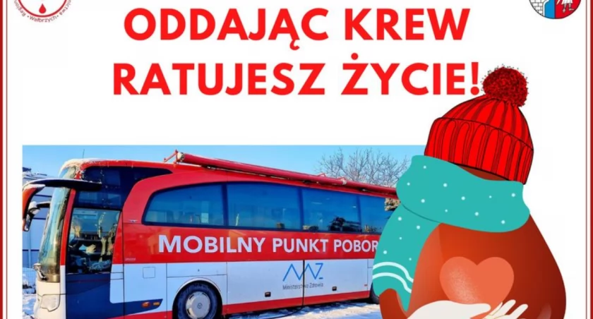 22.01.2024 - akcja pobierania krwi - rynek Kamienna Góra