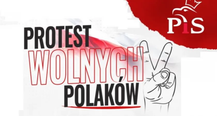 Protest Wolnych Polaków i spotkanie z M. Morawieckim
