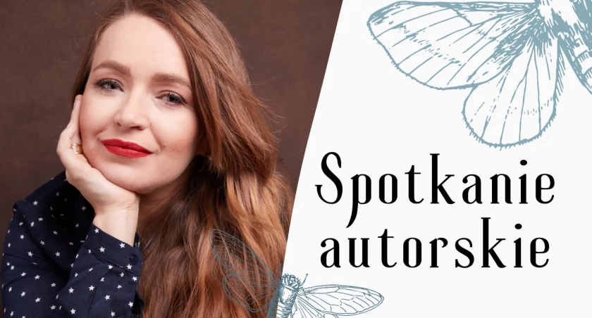 Marta Knopik w kamiennogórskiej bibliotece