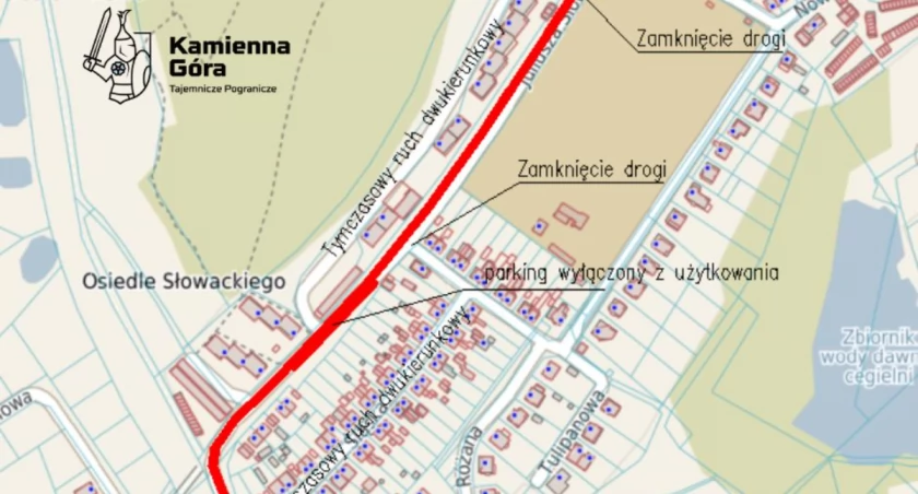 Rusza remont ul. Słowackiego w Kamiennej Górze