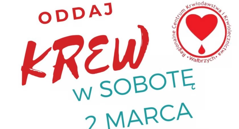 Oddaj krew w sobotę