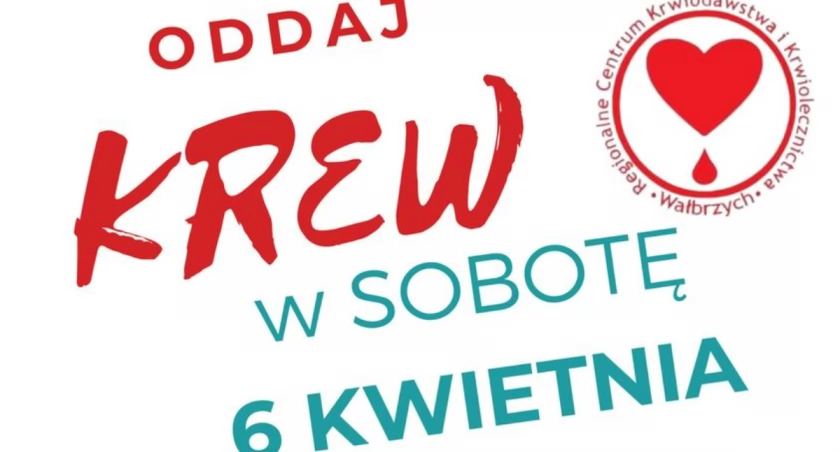 Oddaj krew w sobotę