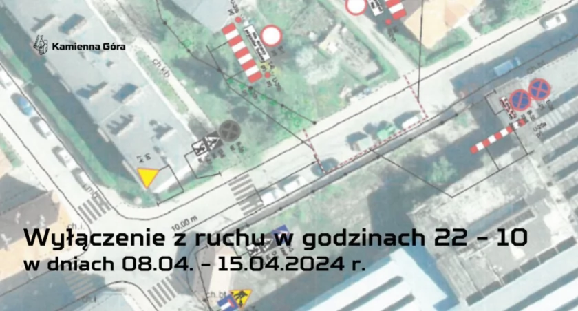 Zmiana organizacji ruchu na ul. Ściegiennego w Kamiennej Górze