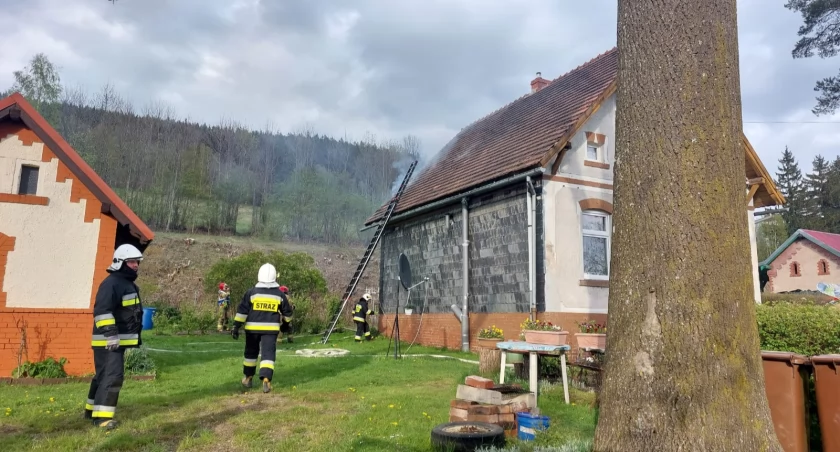Pożar w Leszczyńcu