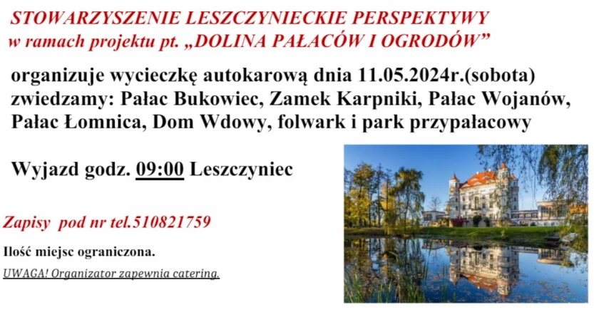 Wycieczka w dolinę pałaców i ogrodów