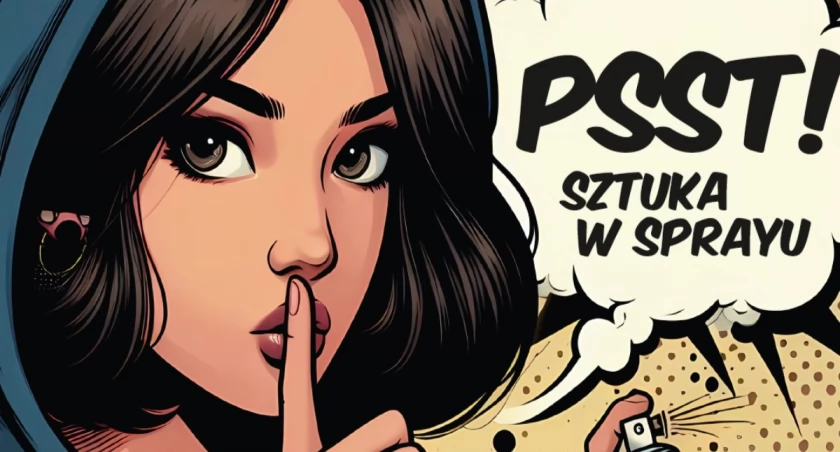 Psst...! - sztuka w sprayu