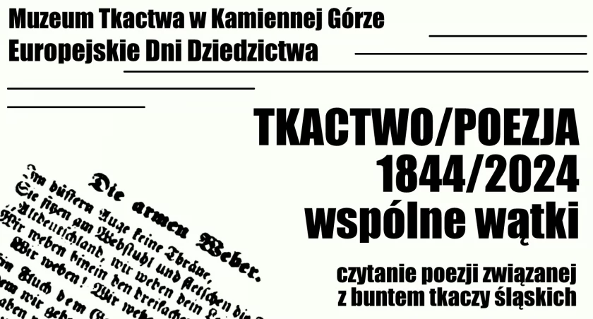 Przeczytaj wiersz na Dni Dziedzictwa 
