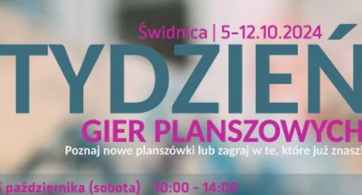 W sobotę świdniczanie będą świętować Dzień Gier Planszowych