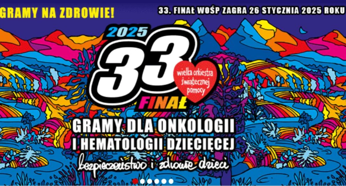 33. finał Wielkiej Orkiestry Świątecznej Pomocy