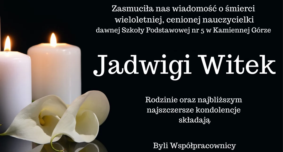 Pożegnanie - Jadwiga Witek