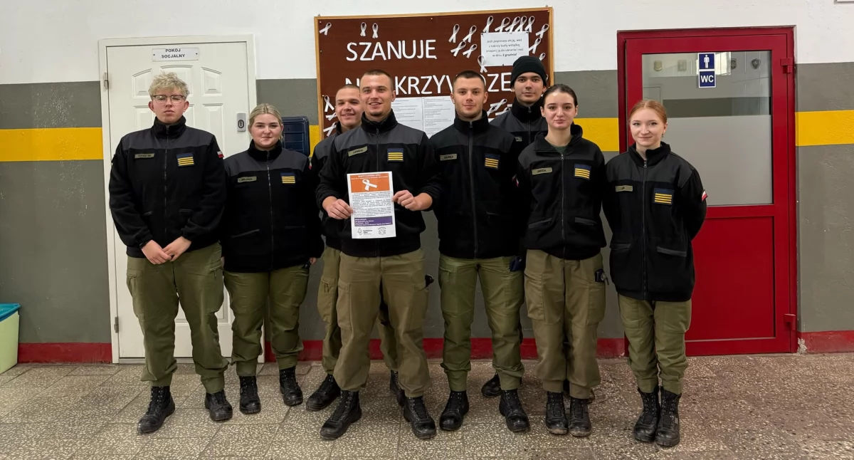 Biała wstążka w ZSZiO