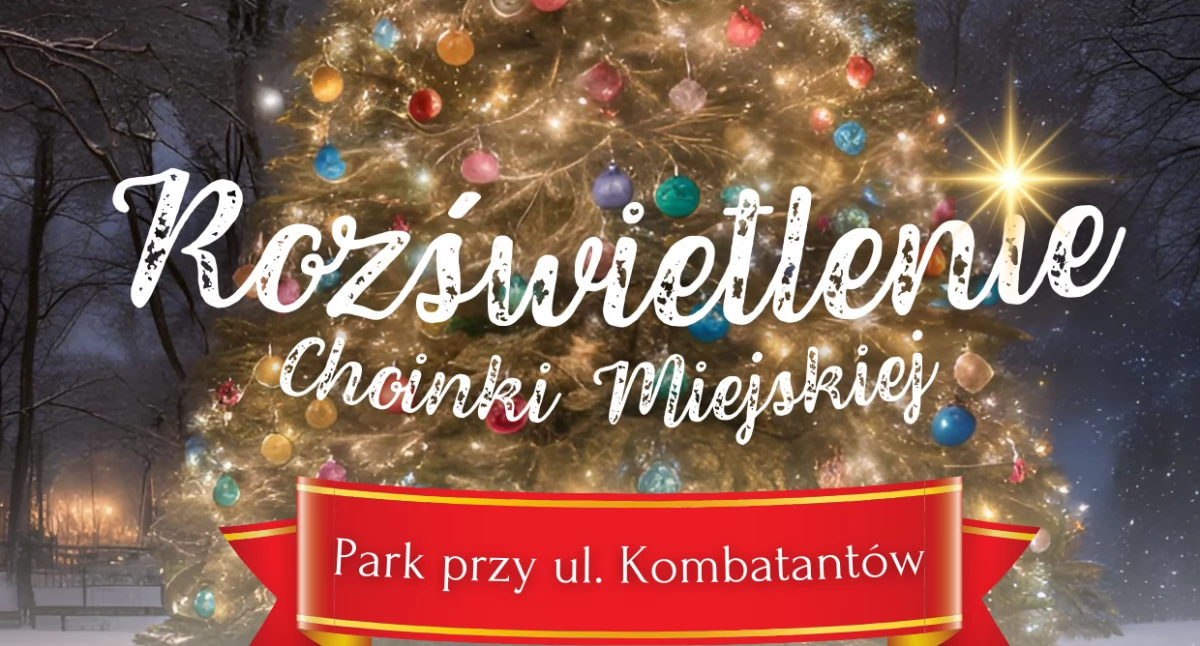 Rozświetlenie lubawskiej choinki