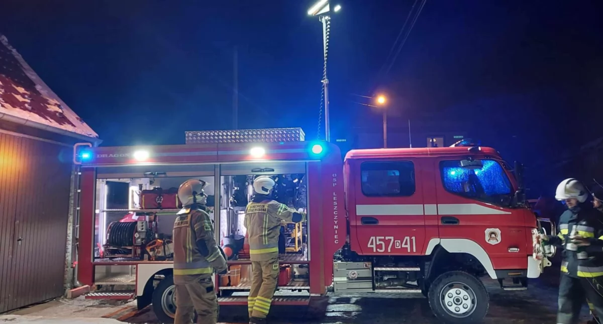 Nowy wóz w OSP Leszczyniec