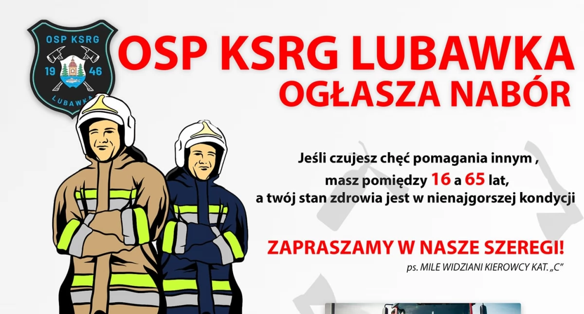 Zostań strażakiem w Lubawce