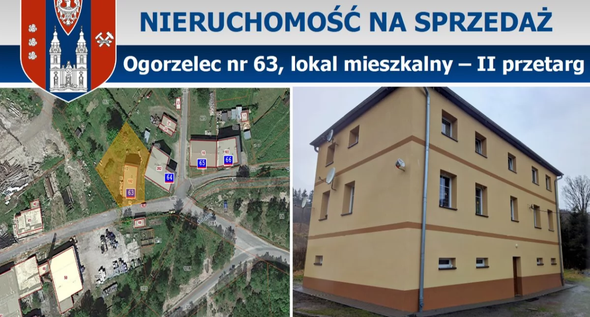 OGŁOSZENIE – lokal mieszkalny Ogorzelec 63 – II przetarg
