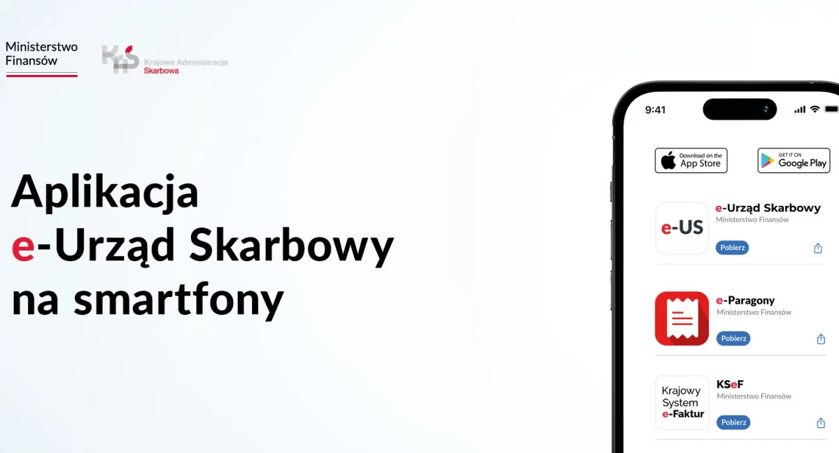 Aplikacja mobilna e-Urząd Skarbowy dostępna na smartfonach