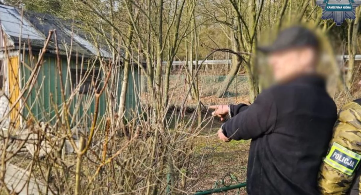Wpadł na kradzieży w działkowej altance w Kamiennej Górze