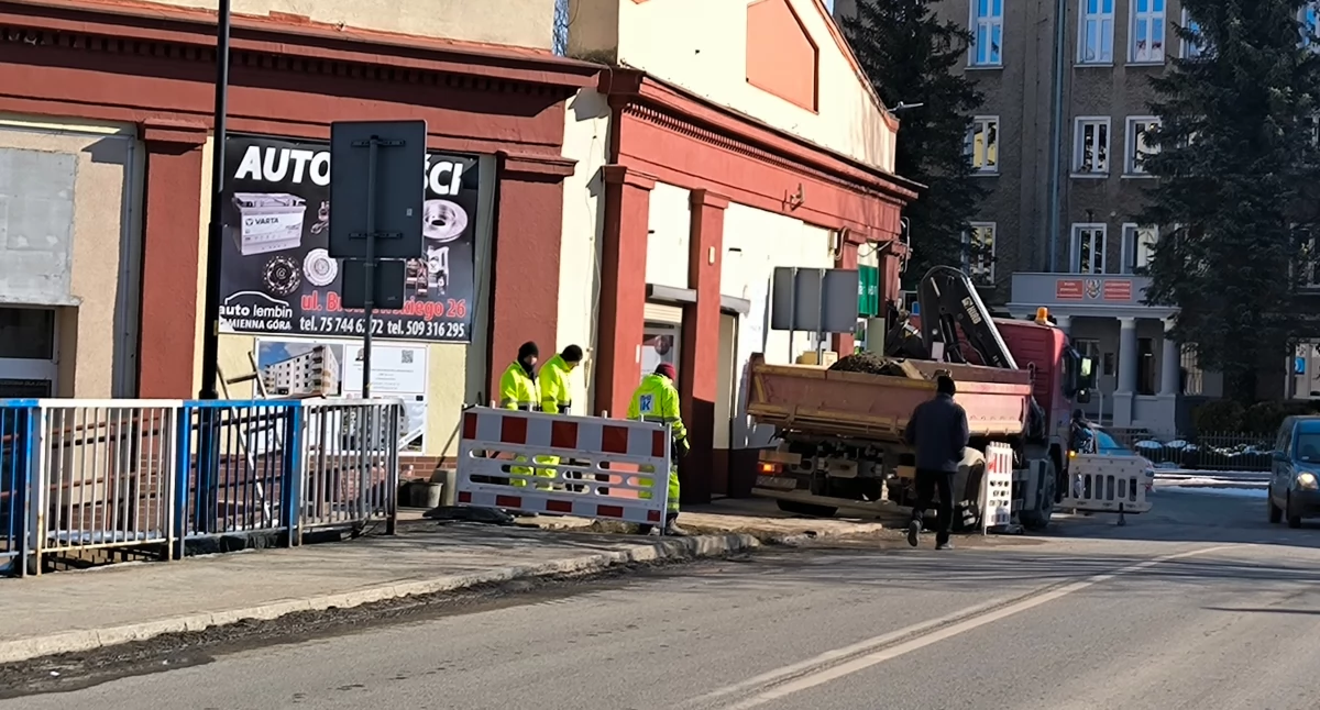 Utrudnienia w centrum Kamiennej Góry