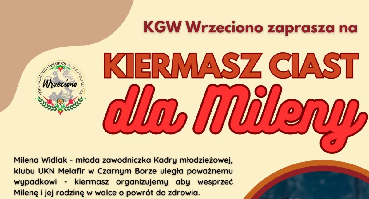 Kiermasz ciast dla Mileny
