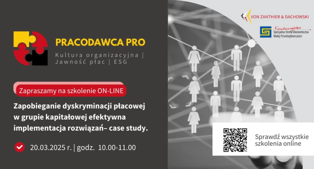 Webinar - zapobieganie dyskryminacji płacowej