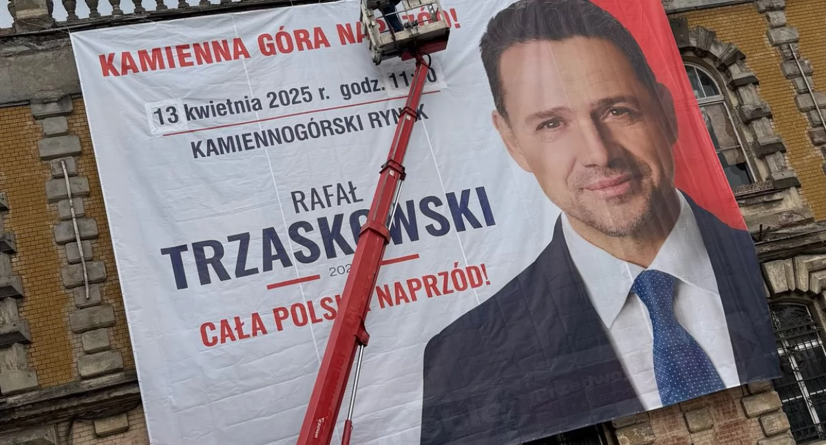 Takiego baneru dawno w Kamiennej Górze nie było