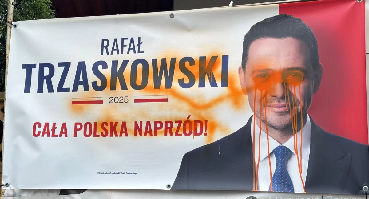 Znowu zniszczone materiały wyborcze